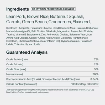 JustFoodForDogs Adult Fresh Dog Food - Healthy Weight - Image 9