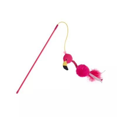 Whisker City® Flamingo Teaser Cat Toy - Image 1