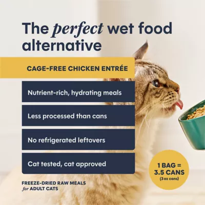 Instinct® Fresh Dried Pates Freeze-Dried Adult Cat Food - Natural, Grain Free, Chicken, 3 OZ - Image 2