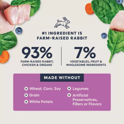 Instinct® Fresh Dried Pates Freeze-Dried Rabbit Adult Cat Food - Image 4