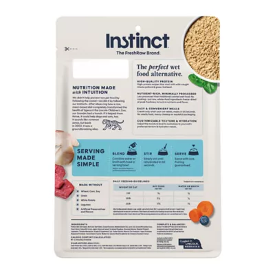 Instinct® Fresh Dried Pates Freeze-Dried Surf & Turf Adult Cat Food - Image 8