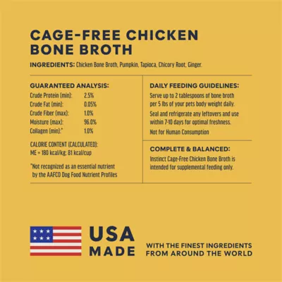 Instinct All Life Stages Cat Meal Topper - Bone Broth, Cage-Free Chicken, 16 OZ - Image 7