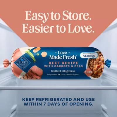 Blue Buffalo Love Made Fresh Adult Fresh Dog Food - Beef Roll - Image 5
