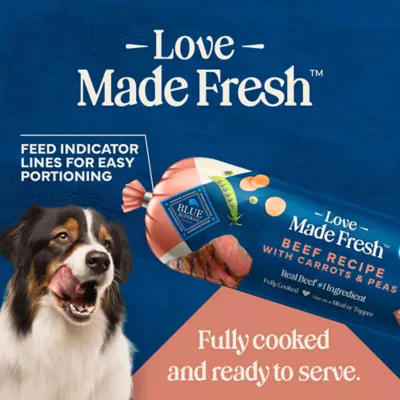 Blue Buffalo Love Made Fresh Adult Fresh Dog Food - Beef Roll - Image 8