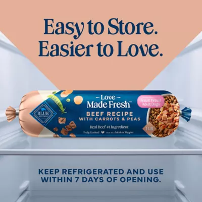 Blue Buffalo Love Made Fresh Small Breed Adult Fresh Dog Food - Beef Roll - Image 5
