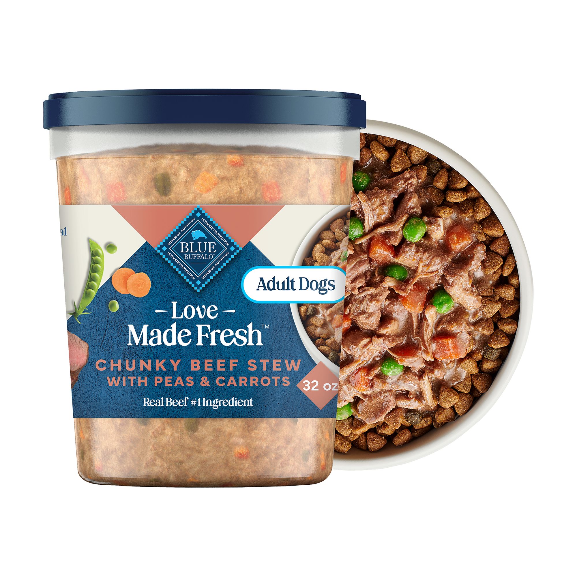 Blue Buffalo Love Made Fresh Adult Fresh Dog Food - Beef Stew