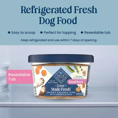 Blue Buffalo Love Made Fresh Small Breed Adult Fresh Dog Food - Chicken Stew - Image 9