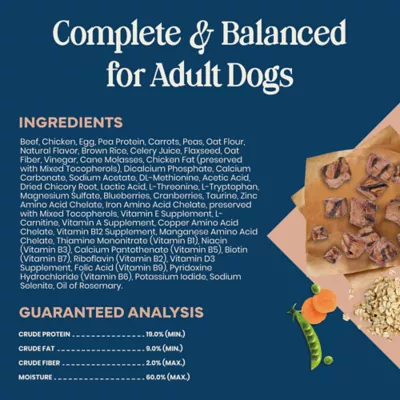 Blue Buffalo Love Made Fresh Small Breed Adult Fresh Dog Food - Beef Cooked Meatball - Image 6