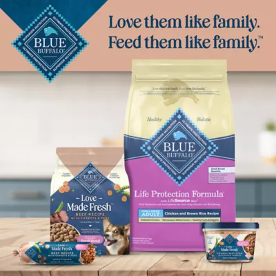 Blue Buffalo Love Made Fresh Small Breed Adult Fresh Dog Food - Beef Cooked Meatball - Image 10