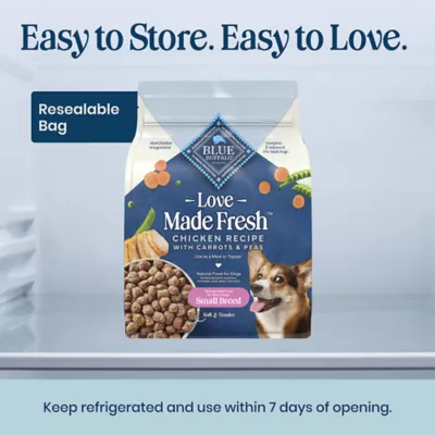 Blue Buffalo Love Made Fresh Small Breed Adult Fresh Dog Food - Chicken Cooked Meatball - Image 5