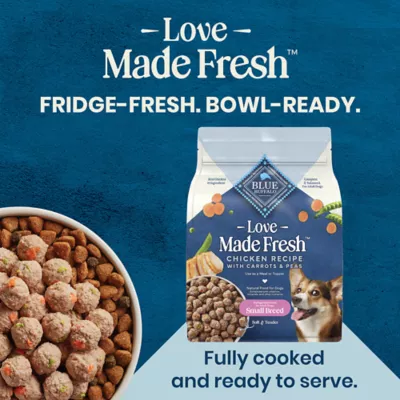 Blue Buffalo Love Made Fresh Small Breed Adult Fresh Dog Food - Chicken Cooked Meatball - Image 9