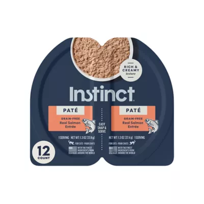 Instinct - Split Cup Wet Cat Food, Pate, Grain-Free Chicken, Multipack, 12 Count - Image 1