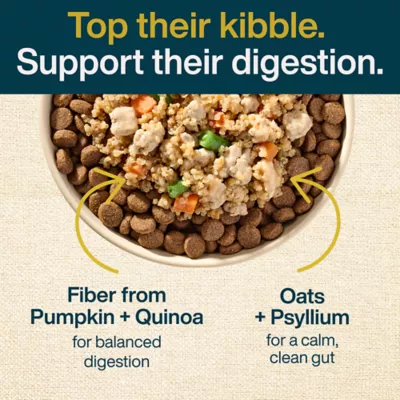 JustFoodForDogs Adult Fresh Dog Food Topper - Digestion Support, Chicken & Quinoa - Image 2