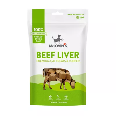 McLovin's Pet® Premium Cat Treats - Freeze-Dried Raw, Beef Liver - Image 1