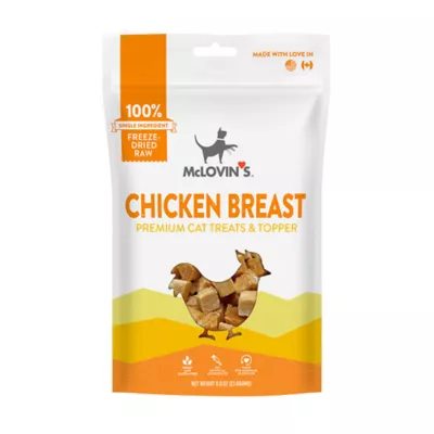 McLovin's Pet® Premium Cat Treats - Freeze-Dried Raw, Chicken Breast - Image 1