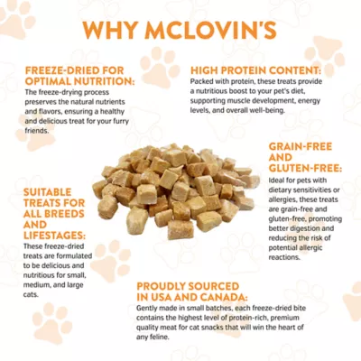 McLovin's Pet® Premium Cat Treats - Freeze-Dried Raw, Chicken Breast - Image 5