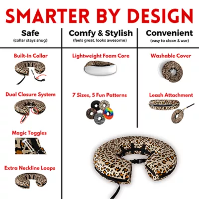 Comfurt Collar Pet Recovery Collar- Cheetah - Image 3