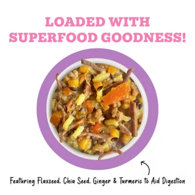 Weruva Awesome Belly Wet Dog Food - Beef White Rice & Pumpkin Recipe, Digestion Support, 14 OZ - Image 2