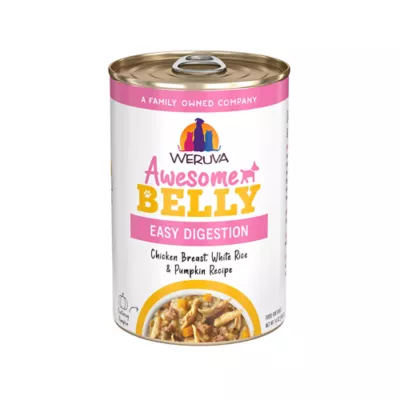 Weruva Awesome Belly Wet Dog Food - Chicken Breast White Rice & Pumpkin, Digestion Support, 14 OZ - Image 1