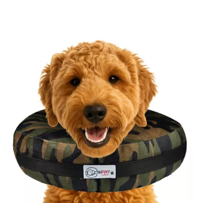 Comfurt Collar Dog & Cat Pet Recovery Collar, Stuffed Comfortable E-Collar, Camo, Multiple Sizes - Image 2
