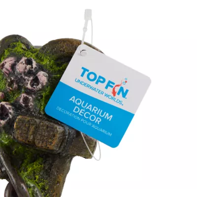 Top Fin® Anchor & Faux Plants Aquarium Ornament - Image 4