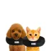 Comfurt Collar Dog & Cat Pet Recovery Collar, Stuffed Comfortable E-Collar, Black, Multiple Sizes image thumbnail 2