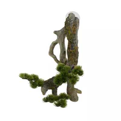 Top Fin® Suction Zen Branch With Greenery Aquarium Ornament - Image 2