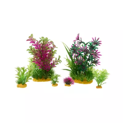 Top Fin® Artificial Aqaurium Plant Variety Pack - 6 Count - Image 1
