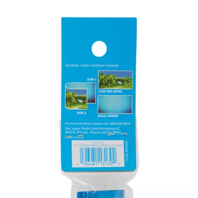 Top Fin® Lush Sea Moss & Aqua Ombré Reversible Aquarium Background - Image 4