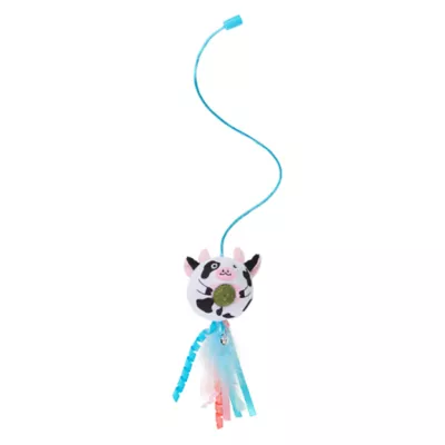 Whisker City® Cow Cat Toys With Attachment  (Teaser Wand Sold Separately) - Image 1