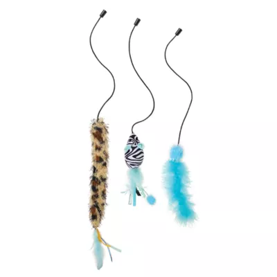 Whisker City® Printed Mouse Attachment Cat Toys 3-Pack  (Teaser Wand Sold Separately) - Image 1