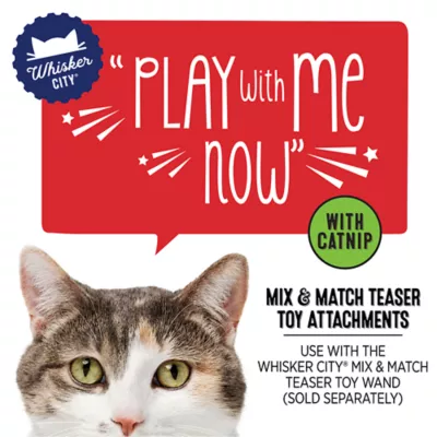Whisker City® Printed Mouse Attachment Cat Toys 3-Pack  (Teaser Wand Sold Separately) - Image 2