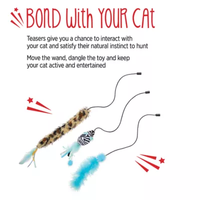 Whisker City® Printed Mouse Attachment Cat Toys 3-Pack  (Teaser Wand Sold Separately) - Image 5