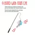 Whisker City® Teaser With Ribbons and Feathers Cat Toys image thumbnail 5
