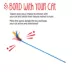 Whisker City® Teaser With Feathers Cat Toys image thumbnail 5