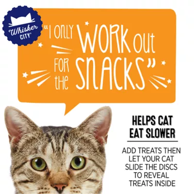 Whisker City® Treat Dispenser Puzzle Cat Toys - Image 2