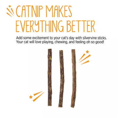 Whisker City® Sivervine Sticks Cat Toys 3-Pack - Image 4