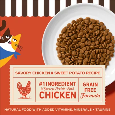 Merrick Purrfect Bistro Adult Cat Dry Food - Grain Free, Savory Chicken & Sweet Potato - Image 6
