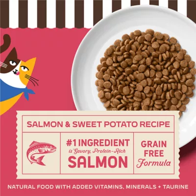Merrick Purrfect Bistro Adult Cat Dry Food - Grain Free, Salmon & Sweet Potato - Image 6