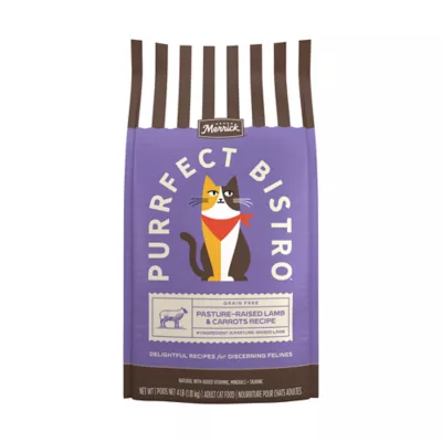 Merrick Purrfect Bistro Adult Cat Dry Food - Grain Free, Pasture Raised Lamb & Carrots Recipe - Image 1