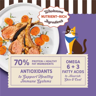 Merrick Purrfect Bistro Adult Cat Dry Food - Grain Free, Pasture Raised Lamb & Carrots Recipe - Image 2