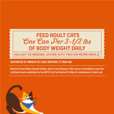 Merrick Purrfect Bistro Adult Cat Wet Food - In Rich Gravy, 3 Oz - Image 6