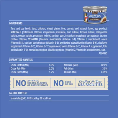 Merrick Purrfect Bistro Adult Cat Wet Food - In Rich Gravy, 3 Oz - Image 5