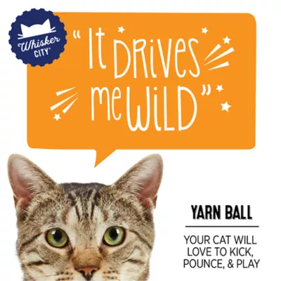 Whisker City® Yarn Ball Assorted Cat Toys - Image 2
