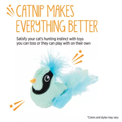 Whisker City® Red Blue Bird Assorted Cat Toys - Image 4