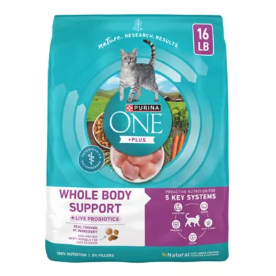 Purina® ONE® +Plus Whole Body Support Adult Cat Dry Food - Chicken - Image 1