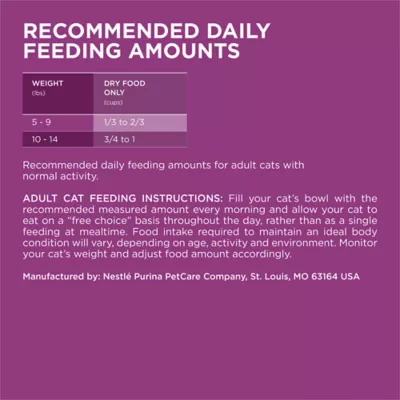 Purina® ONE® +Plus Whole Body Support Adult Cat Dry Food - Chicken - Image 6