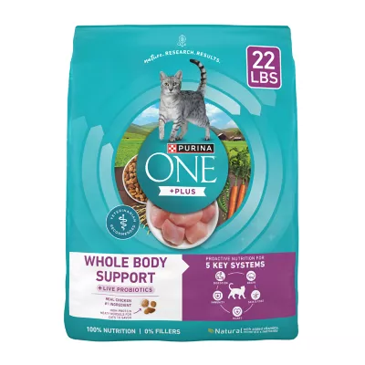 Purina® ONE® +Plus Whole Body Support Adult Cat Dry Food - Chicken - Image 1
