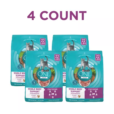 Purina® ONE® +Plus Whole Body Support Adult Cat Dry Food - Chicken - Image 3