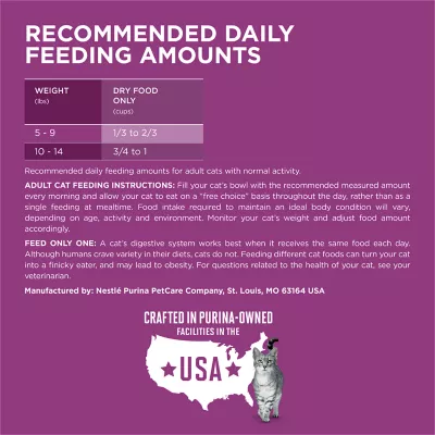 Purina® ONE® +Plus Whole Body Support Adult Cat Dry Food - Chicken - Image 7